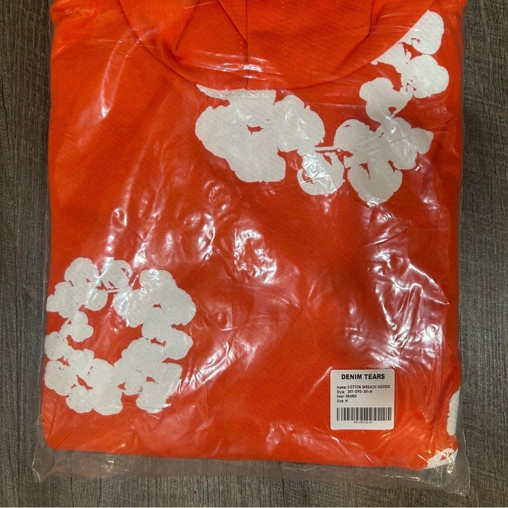 Denim Tears Orange Hoodie
